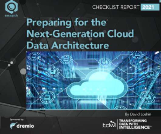 Checklist Report: Preparing for the Next-Generation Cloud Data Architecture